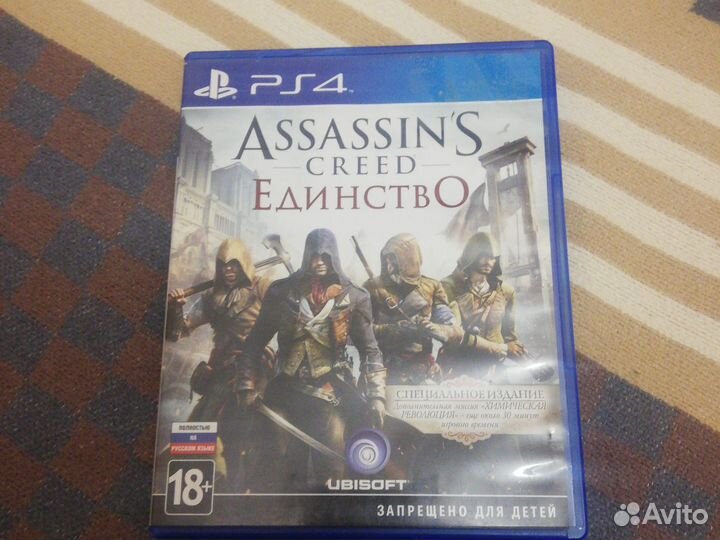 Игра Assassins creed Единство на PS4