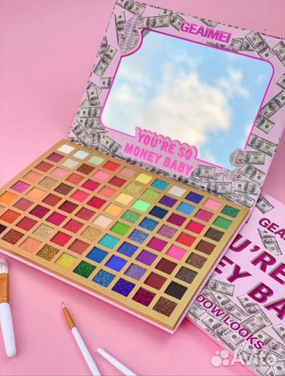 Палетка теней 63 цвета