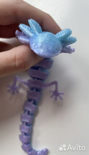 Аксолотль 3Д печать