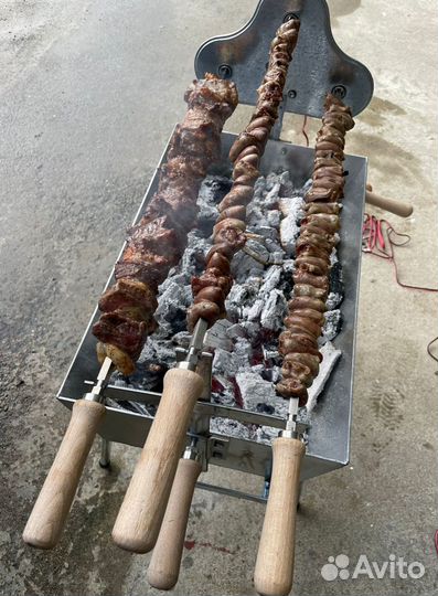 Мангал барбекю автоматический