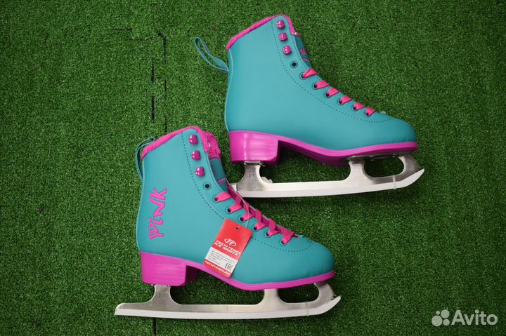 Коньки фигурные детские TechTeam Pink