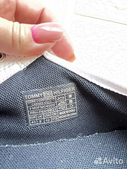 Tommy hilfiger кеды мужские 43 оригинал
