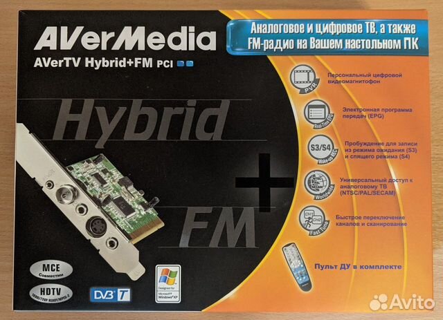 Тв-тюнер для пк AverTV Hybrid+FM PCI объявление продам