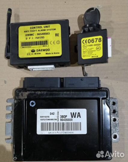 Блок управления двигателем Chevrolet Aveo T250