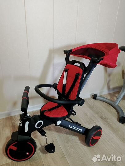 Детский трехколесный велосипед складной