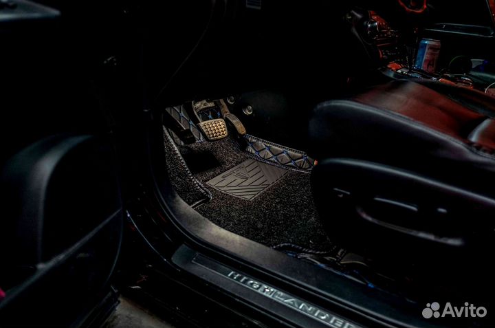 Автоковрики для Toyota Highlander 2013г