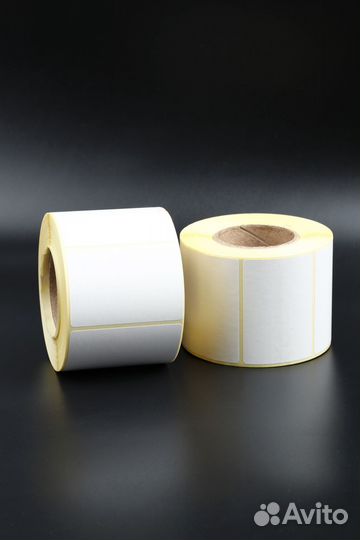 Термоэтикетки 58*40 оптом. 1 упак 48 рулонов