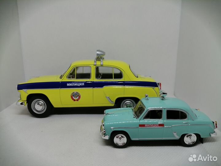 Модель Москвич-407 «Милиция» в масштабе 1:24