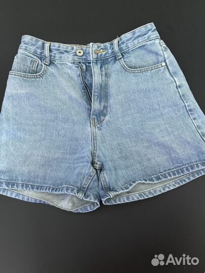 Джинсовые шорты zara 34