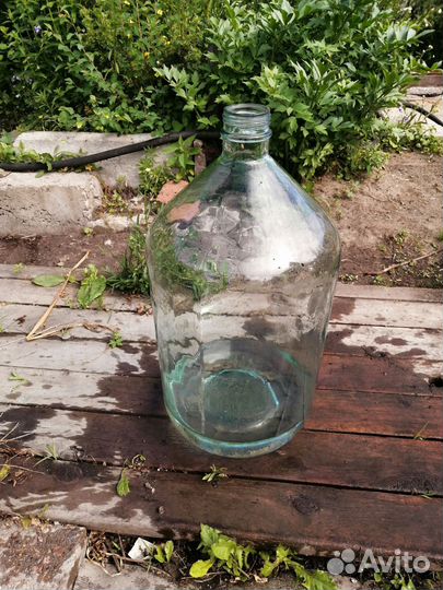 Бутылка стеклянная 20 литров