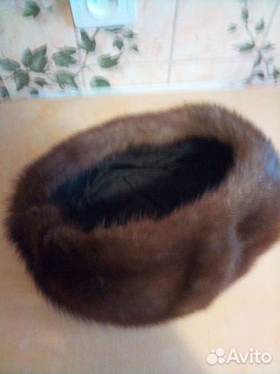 Берет норковый