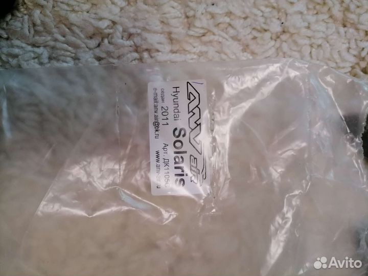 Дефлекторы Hyundai Solaris седан 2011-2016