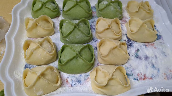 Домашние пельмени, манты и варенники