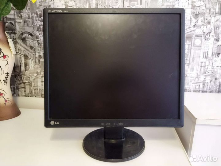 Монитор LG flatron e 1942s, 75гц, диагональ 19