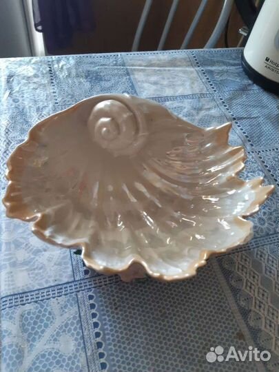 Ваза конфетница Ракушка 2шт СССР