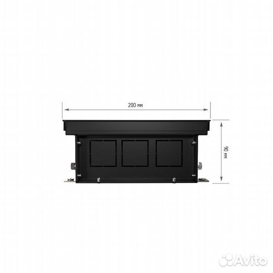 Внутрипольный конвектор с естественной конвекцией