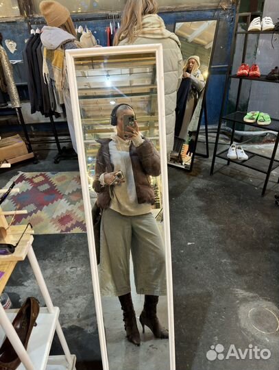 Винтажные сапоги натуральная кожа