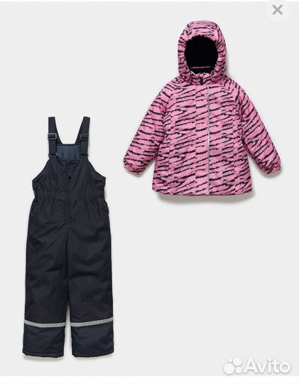 Зимний комбинезон для девочки 122