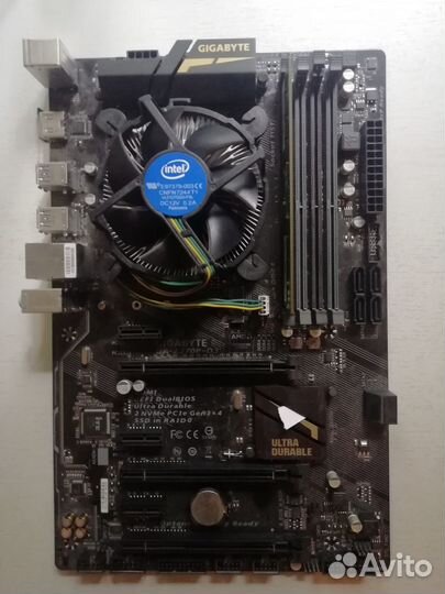 Мат. плата asus prime Z270-P + процессор + память