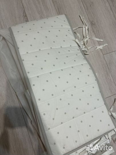 Мягкий бортик в кровать икея