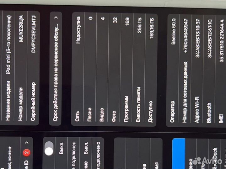 iPad mini 5 256gb cellular + wifi