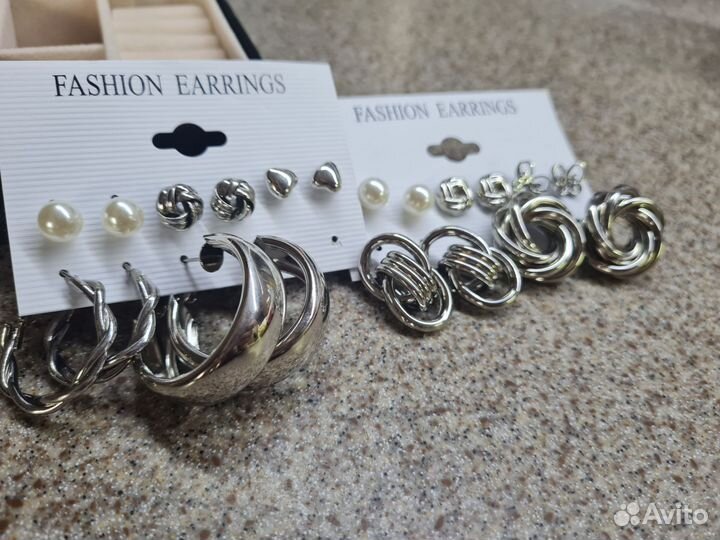 Серьги бижутерия