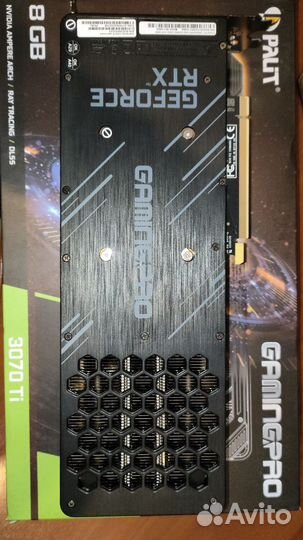 Видеокарта RTX 3070 TI Palit Gaming Pro