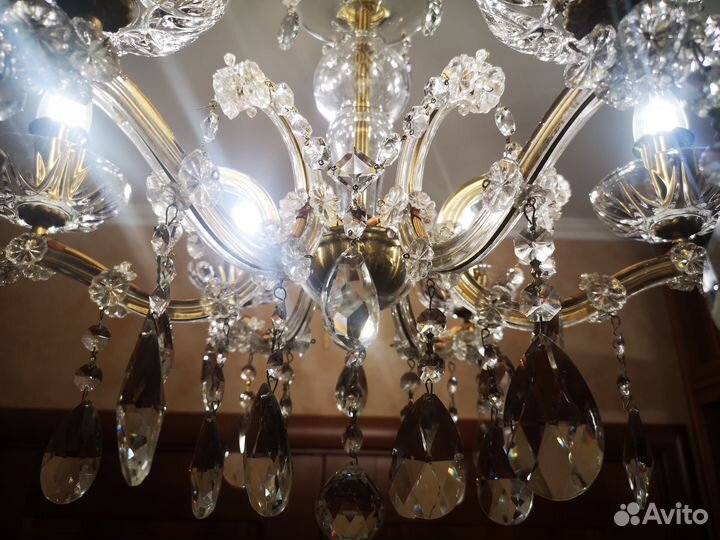 Люстра хрустальная Чехия