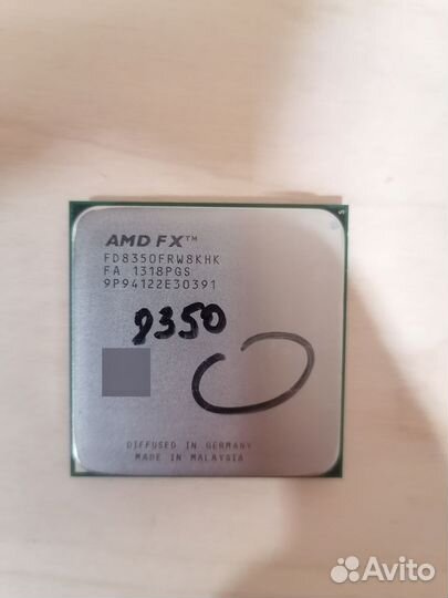 Процессор AMD FX-8350 AM3+, 8 x 4000 мгц