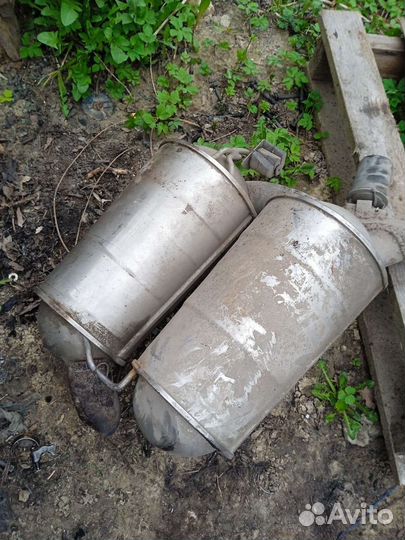 Бмв е39 глушитель задняя банка двойная