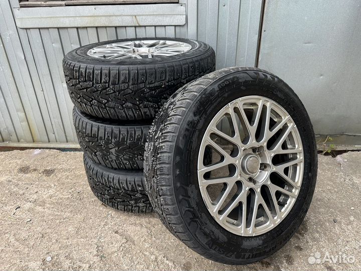 Кованные диски R17 и зимние шины VW T6
