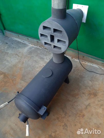 Теплообменник, калорифер на печь, буржуйку