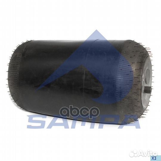 SP 554183-02 пневмопод. без стак. 1отв. М16 см