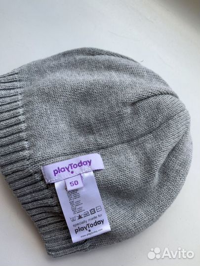 Шапка осень-весна для девочки размер 50