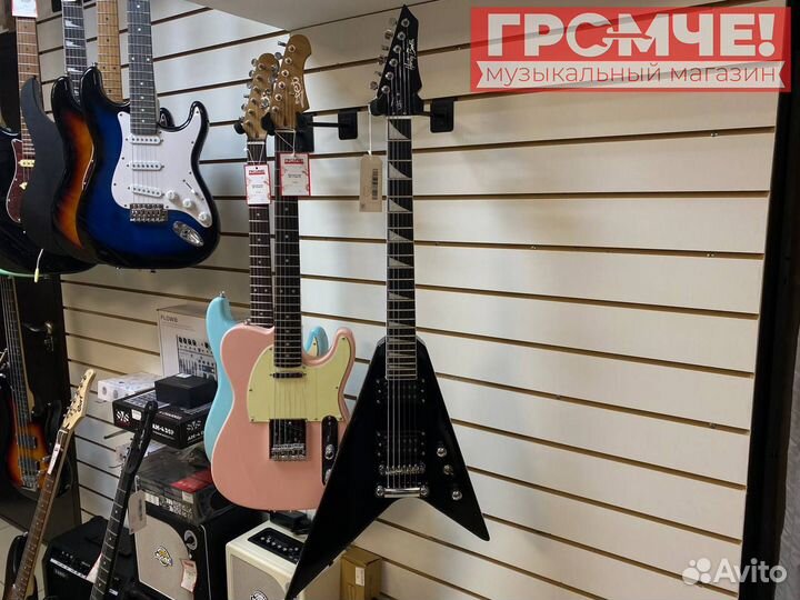 Электрогитара Harley Benton RX-10 BK Rock Series