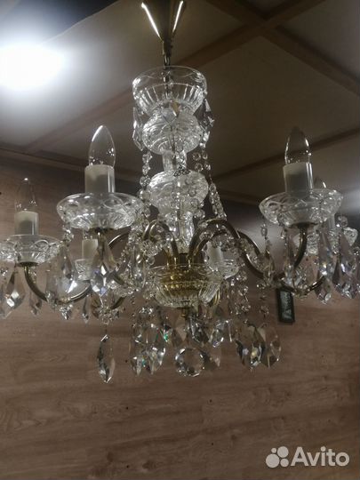 Люстра хрустальная чехия