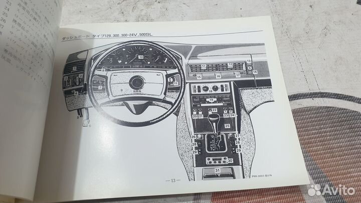 Оригинальная книга(мануал) на Mercedes W201 W126