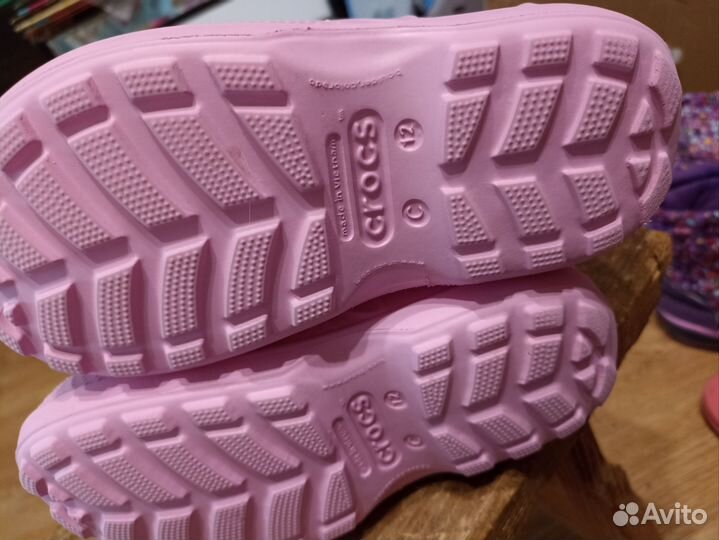 Резиновые сапоги для девочек, Crocs, р. С12