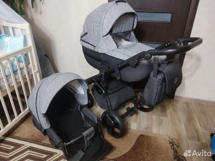 Коляска 2 в 1 adamex cortina