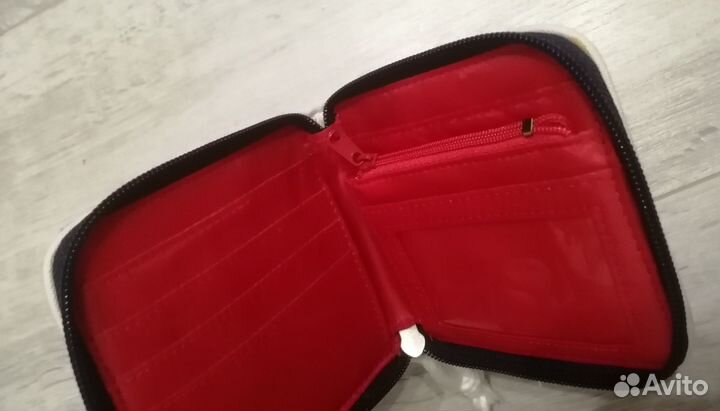 Бумажник текстильный (новый) в морском стиле