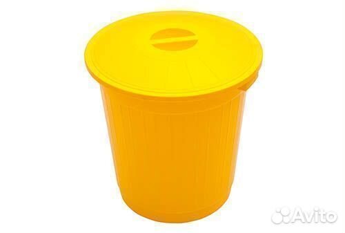 Мусорный контейнер с крышкой 70 л