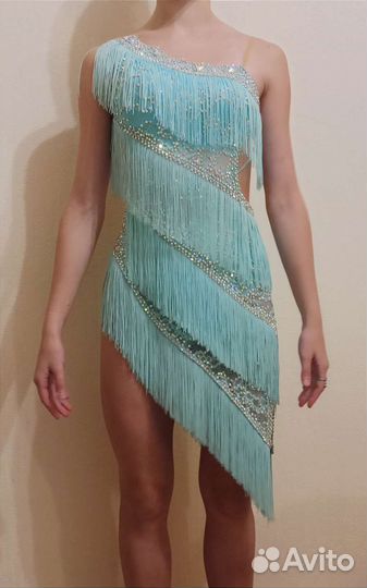 Платье для бальных танцев латина ю2 молодежь
