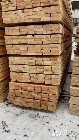 Доска обрезная 40х200х6000мм от производителя