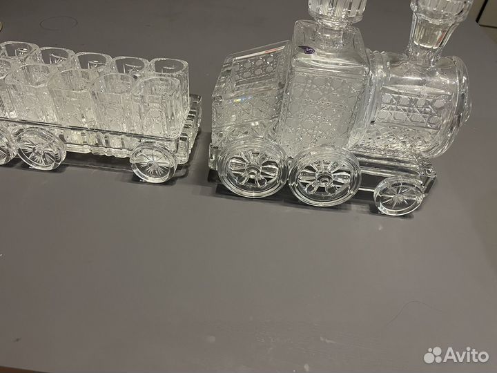 Хрусталь, графин, стопки, набор