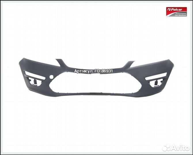 Бампер передний с отверстиями Ford Mondeo 4 поколе