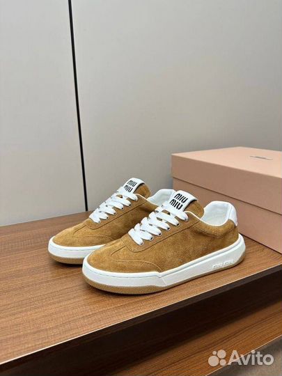 Кроссовки женские натуральная замша MIU MIU