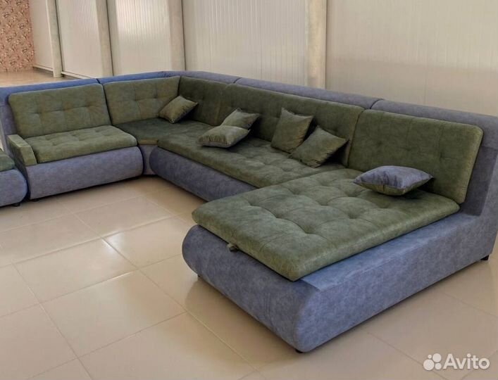 Большой угловой диван с гарантией