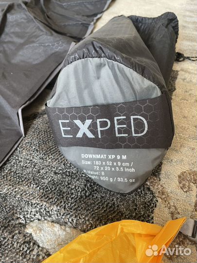 Надувной коврик Exped DownMat UL Winter