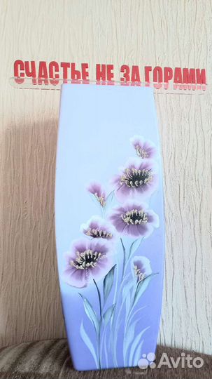 Ваза для цветов стекло