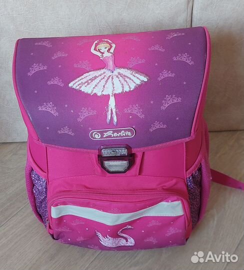 Рюкзак для девочки Herlitz + мешок для обуви